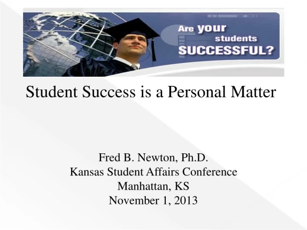 Student Success is a Personal Matter