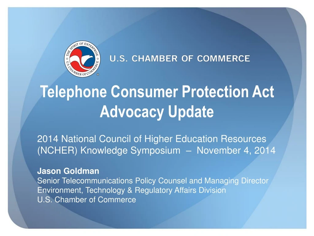 telephone consumer protection act advocacy update