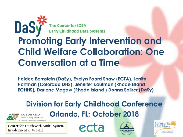 Promoting Early Intervention and Child Welfare Collaboration: One Conversation at a Time