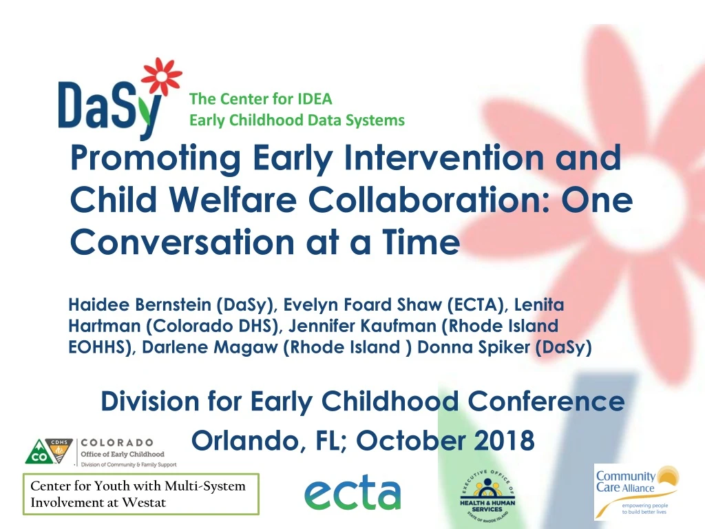 promoting early intervention and child welfare collaboration one conversation at a time