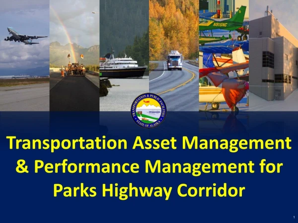 Transportation Asset Management &amp; Performance Management for Parks Highway Corridor