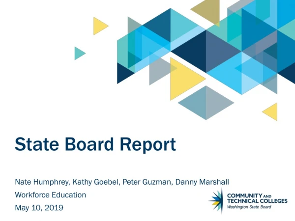 State Board Report