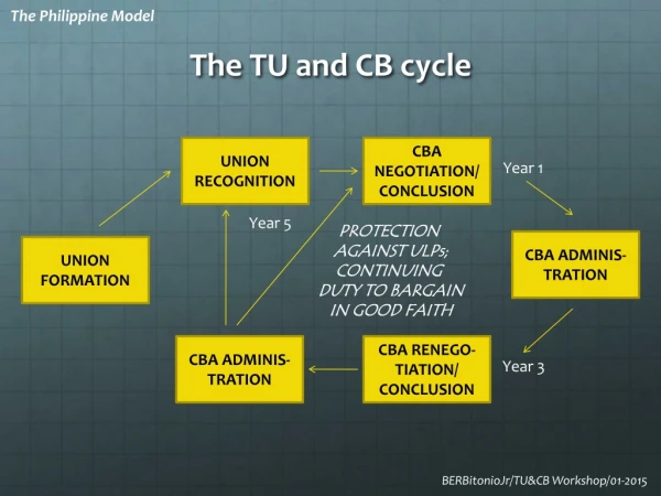 The TU and CB cycle