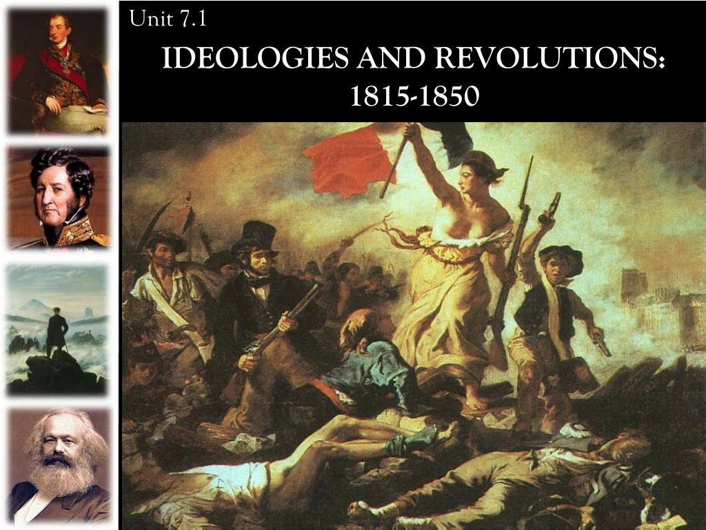 ideologies and revolutions 1815 1850