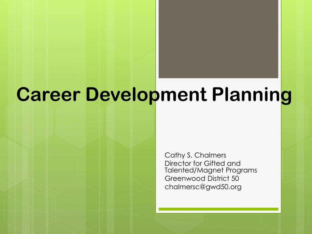 career development planning