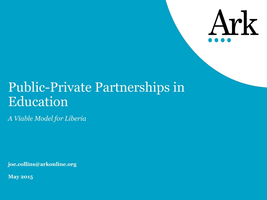 PPT - Public-Private Partnerships In Education PowerPoint Presentation ...