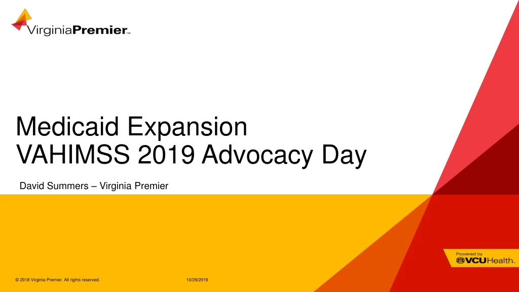 medicaid expansion vahimss 2019 advocacy day