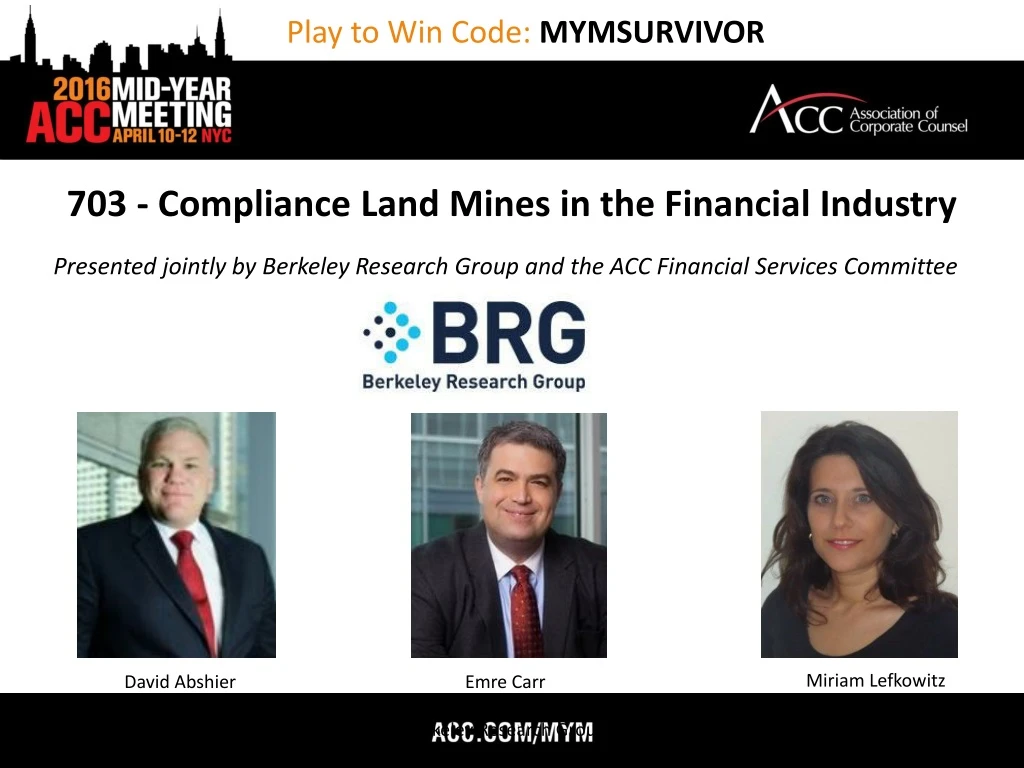 703 compliance land mines in the financial industry