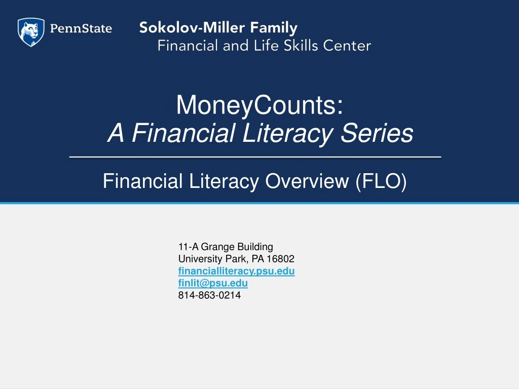 financial literacy overview flo