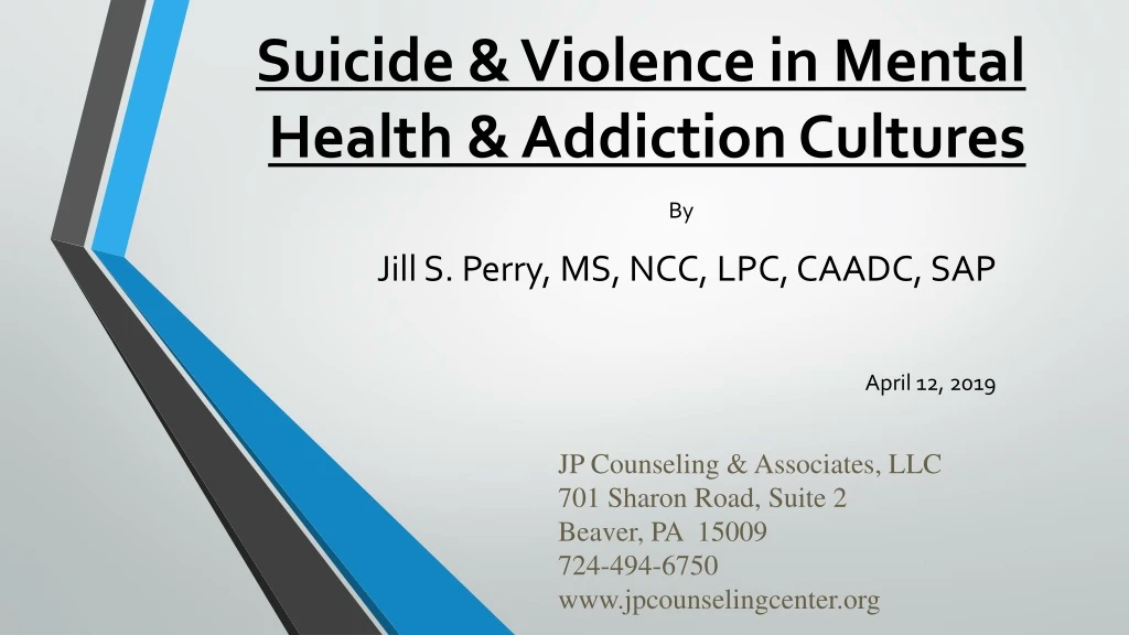 suicide violence in mental health addiction cultures