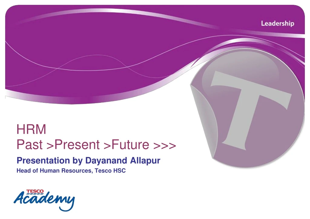 hrm past present future