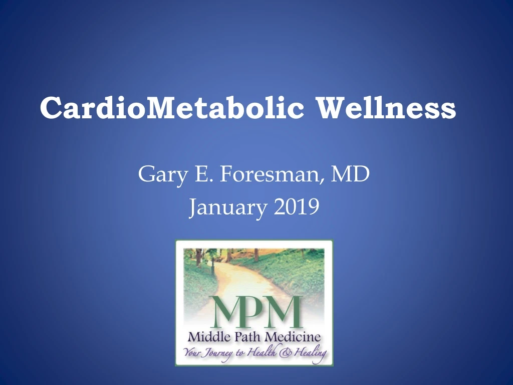 cardiometabolic wellness