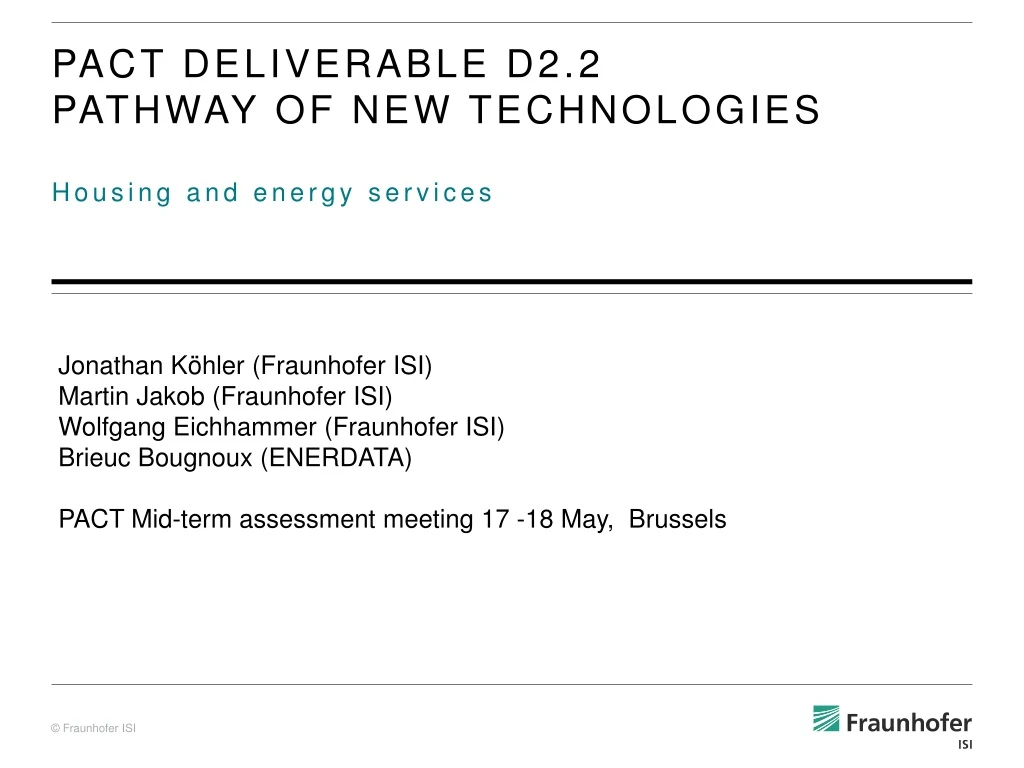 pact deliverable d2 2 pathway of new technologies