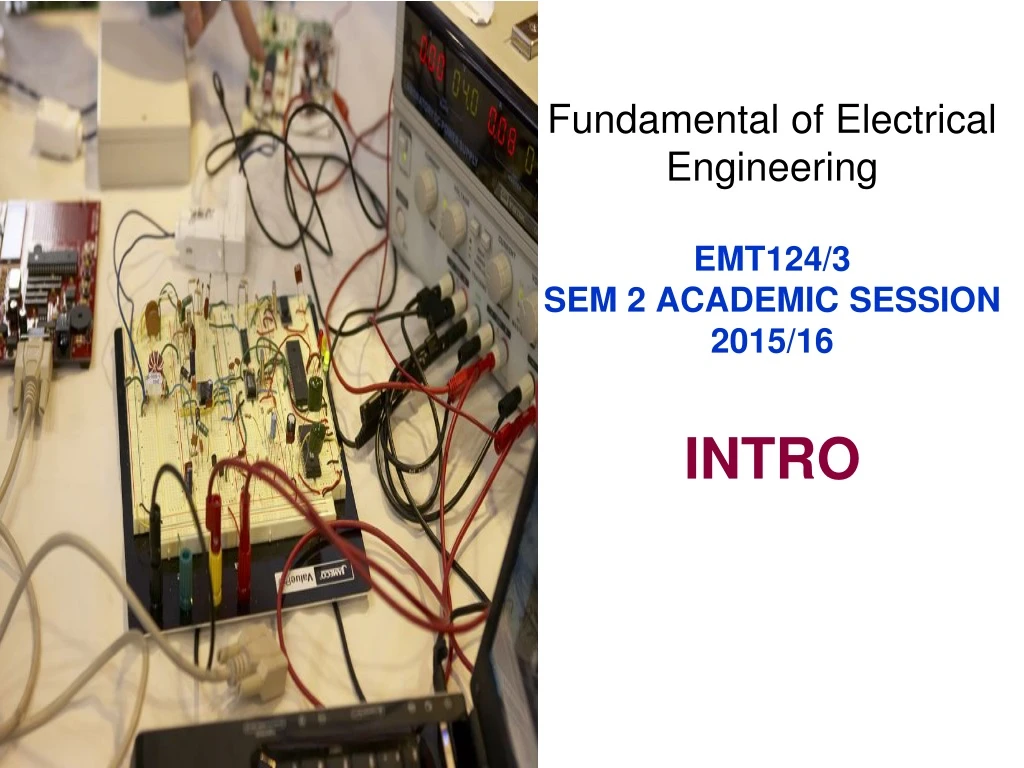 fundamental of electrical engineering emt124