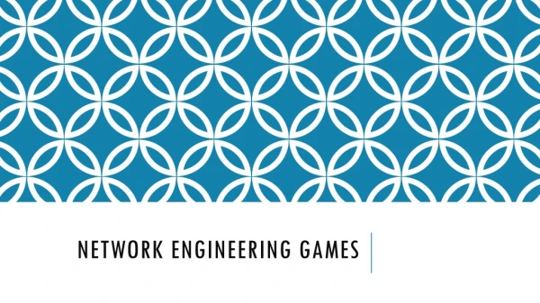 Network Engineering Games