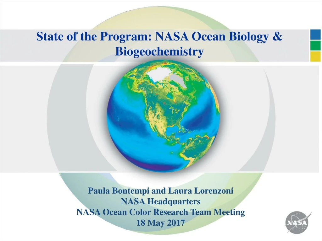state of the program nasa ocean biology