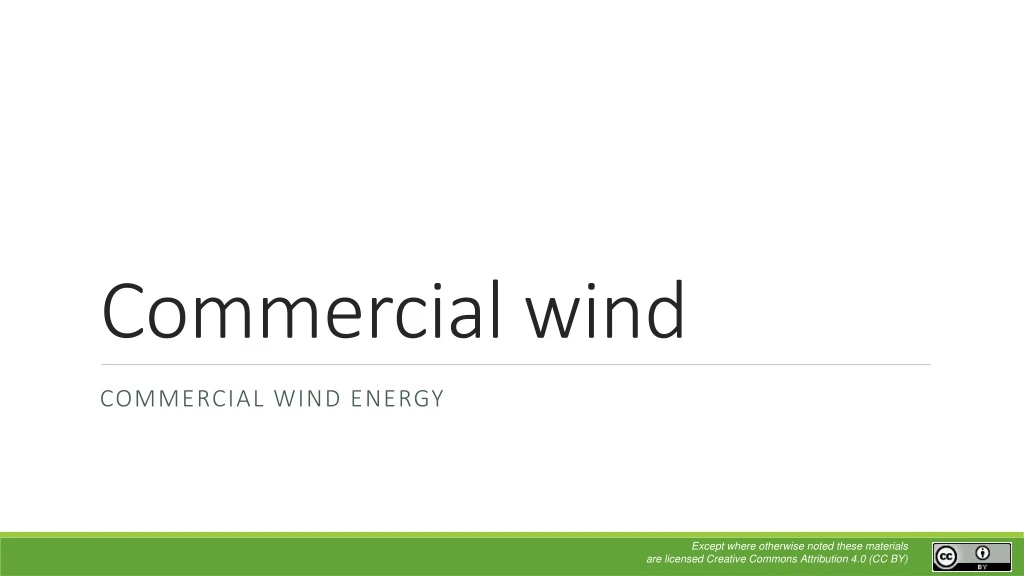 commercial wind