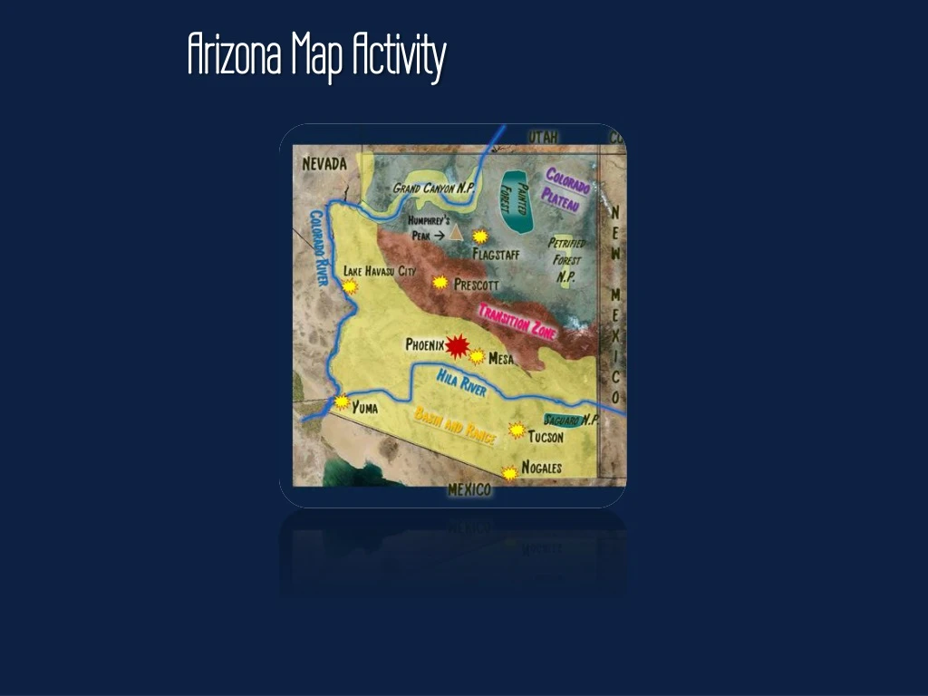 arizona map activity