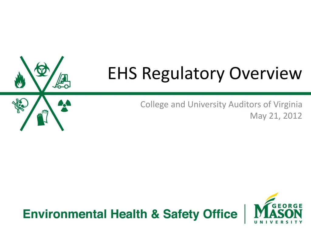ehs regulatory overview