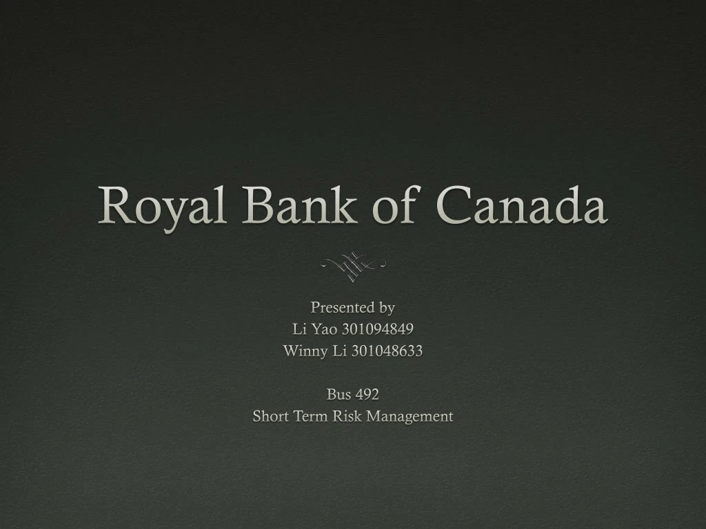 royal bank of canada