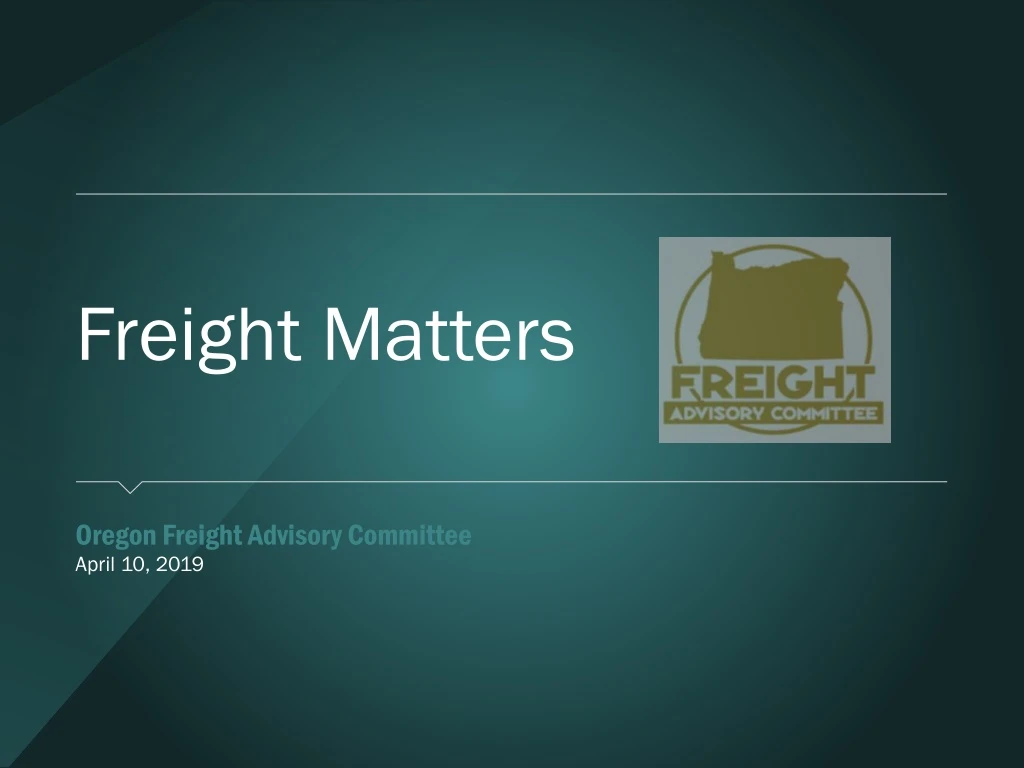 freight matters