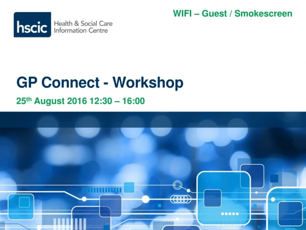 GP Connect - Workshop