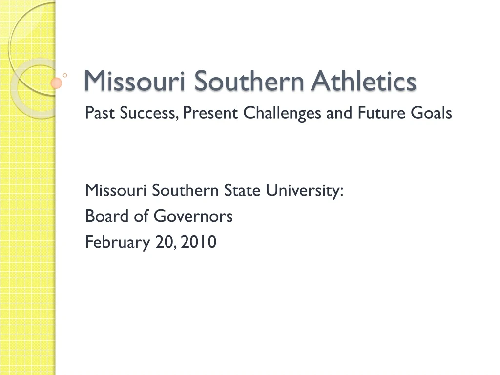 missouri southern athletics