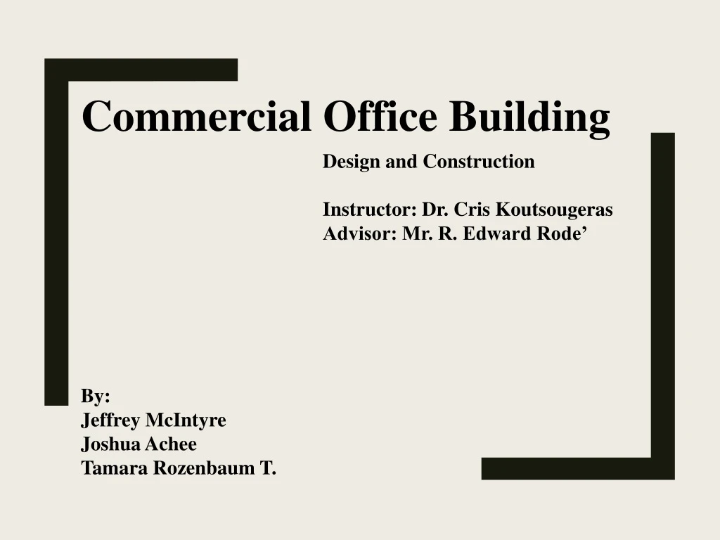 commercial office building