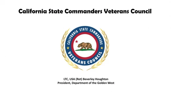 California State Commanders Veterans Council