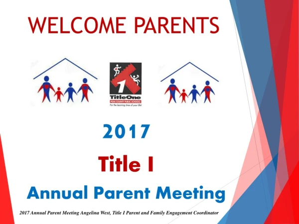 WELCOME PARENTS