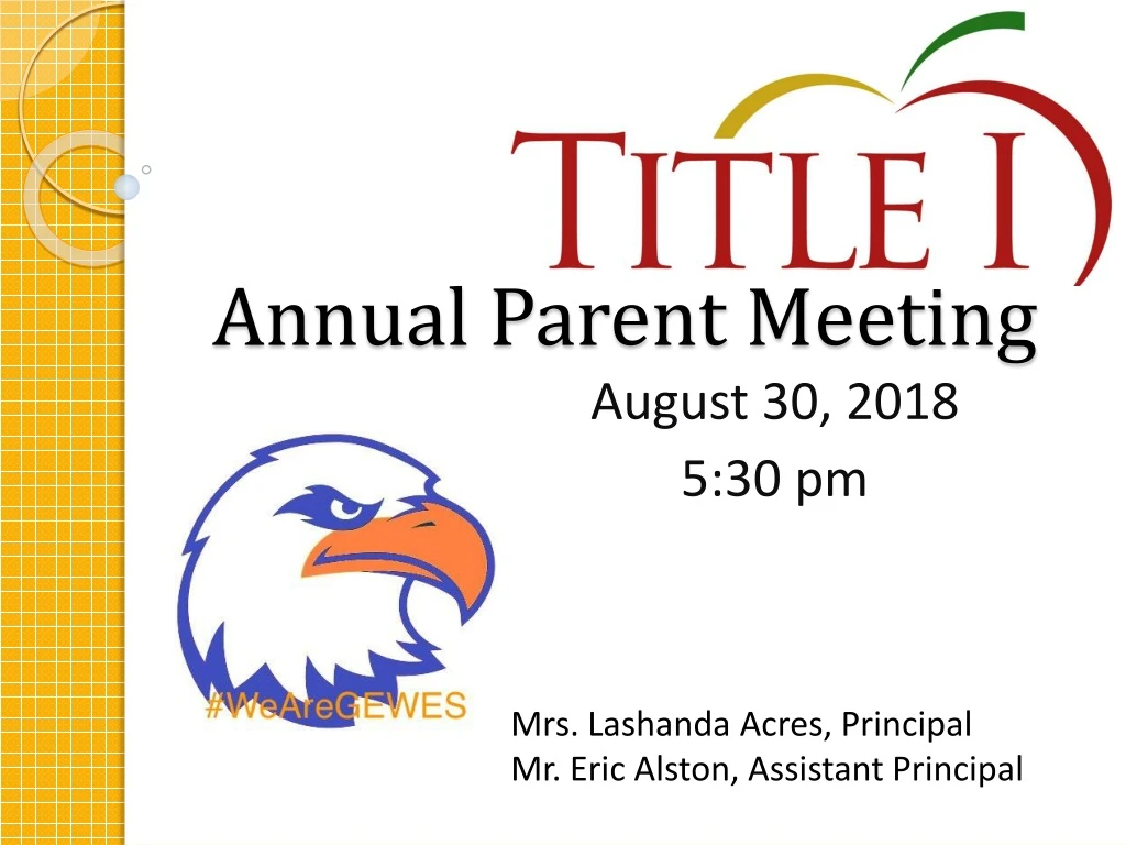 annual parent meeting