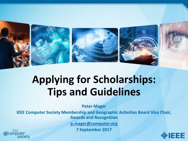 Applying for Scholarships: Tips and Guidelines