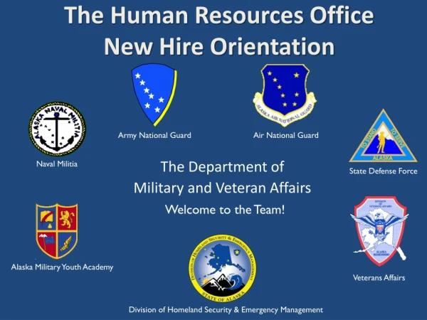 The Human Resources Office New Hire Orientation