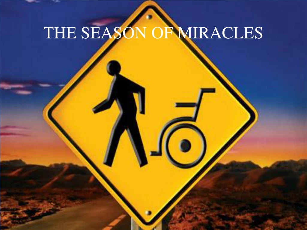 the season of miracles