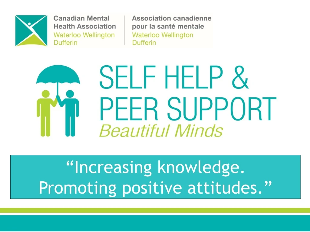 increasing knowledge promoting positive attitudes