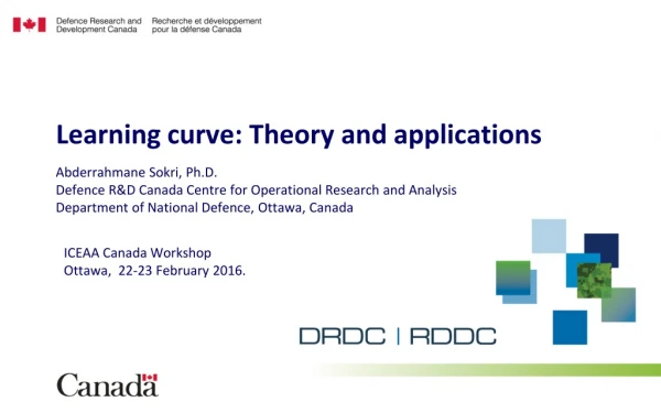 Learning curve: Theory and applications