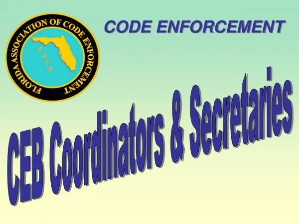 CEB Coordinators &amp; Secretaries