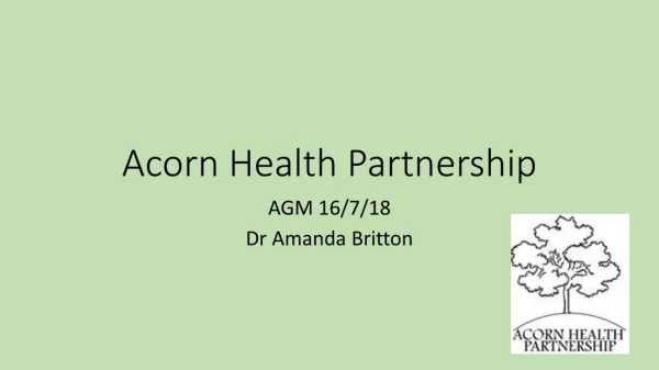 Acorn Health Partnership