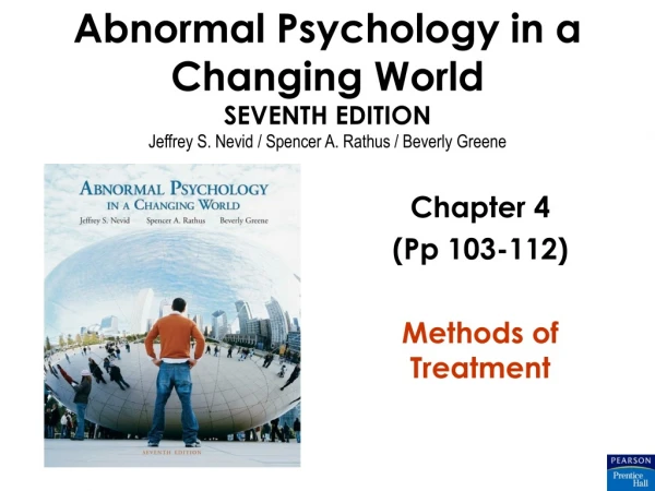 Chapter 4 (Pp 103-112) Methods of Treatment