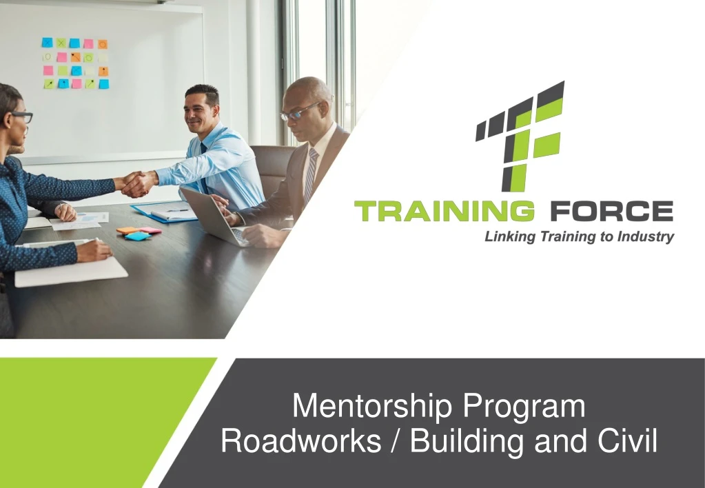 mentorship program roadworks building and civil