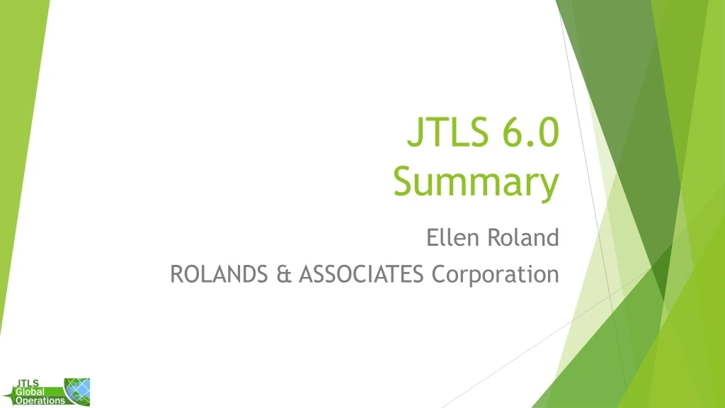 jtls 6 0 summary