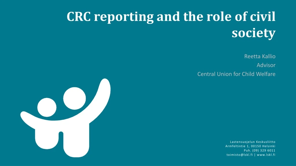 crc reporting and the role of civil society