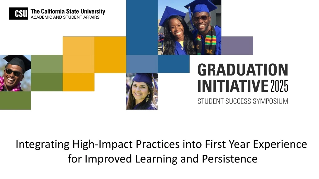 integrating high impact practices into first year