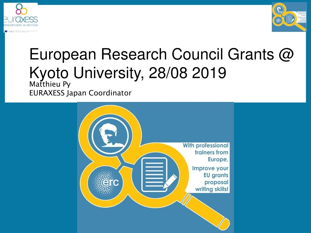 european research council grants @ kyoto