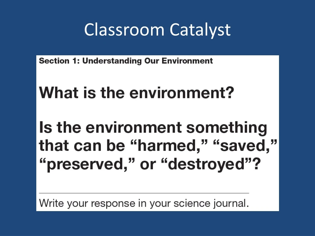 classroom catalyst