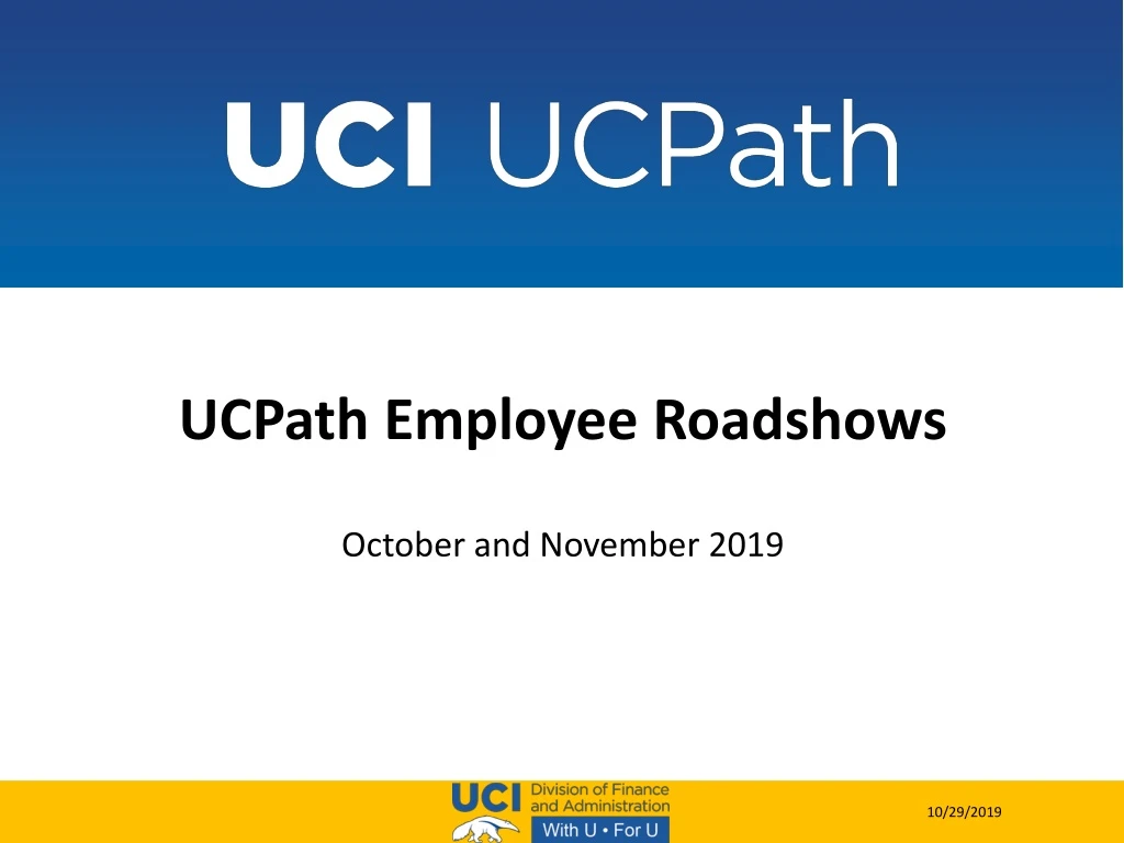 ucpath employee roadshows