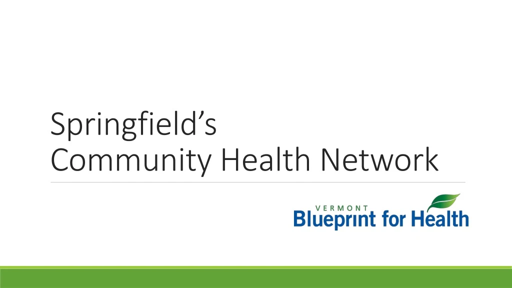springfield s community health network