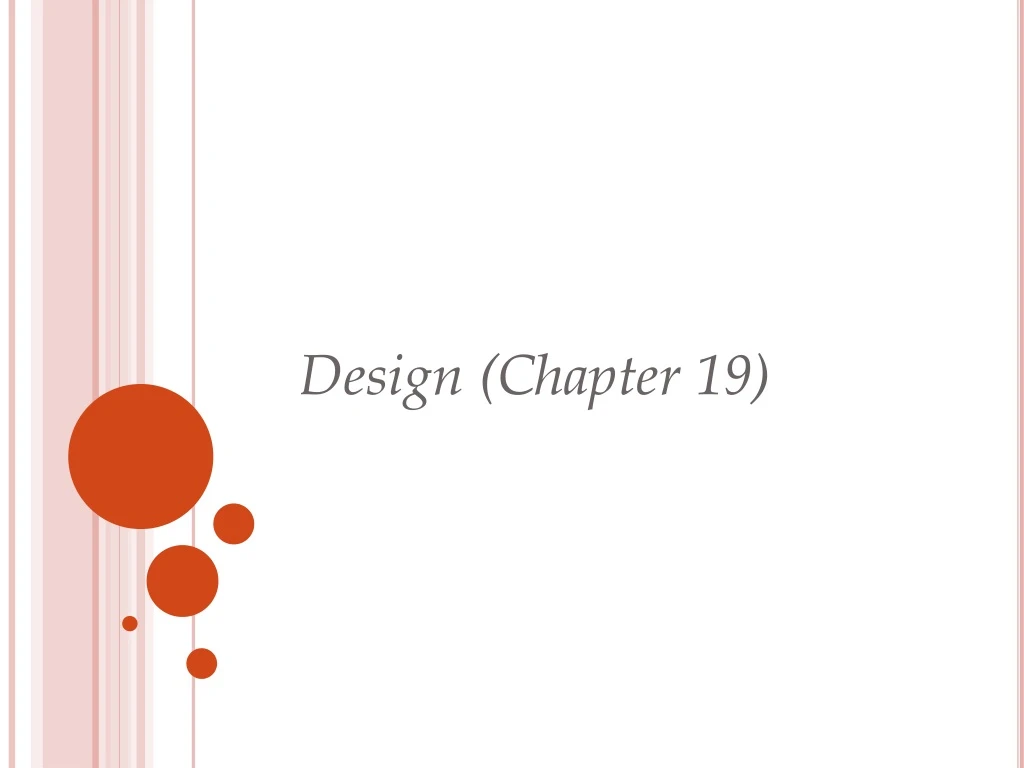 design chapter 19