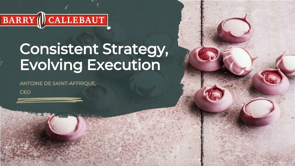consistent strategy evolving execution