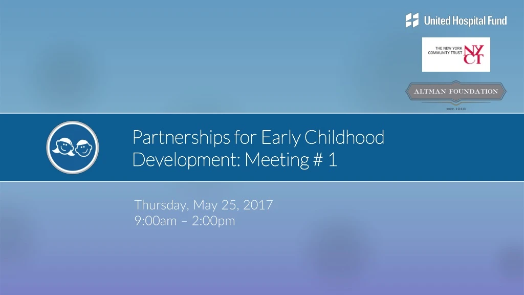 partnerships for early childhood development